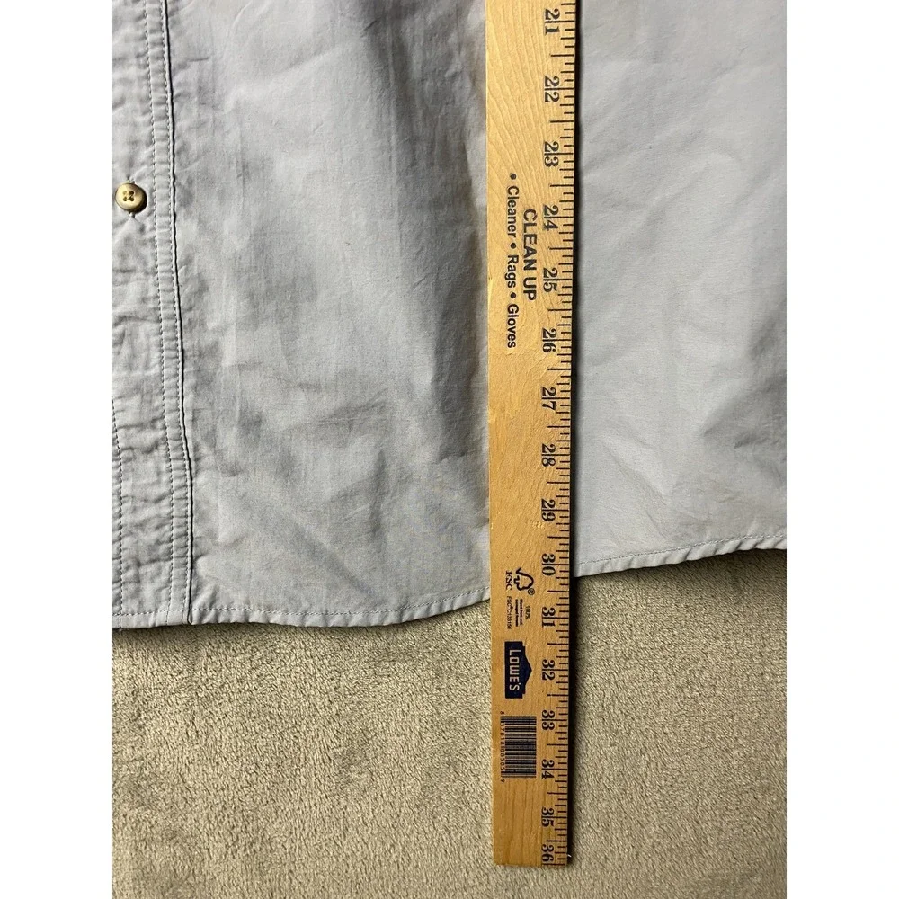 L.L.Bean Men's XL Windbreaker Light Grey Nylon Polyester